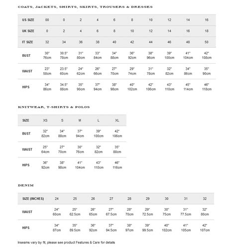 burberry belt size chart.